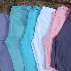Bundle of 6 lularoe os leggings
